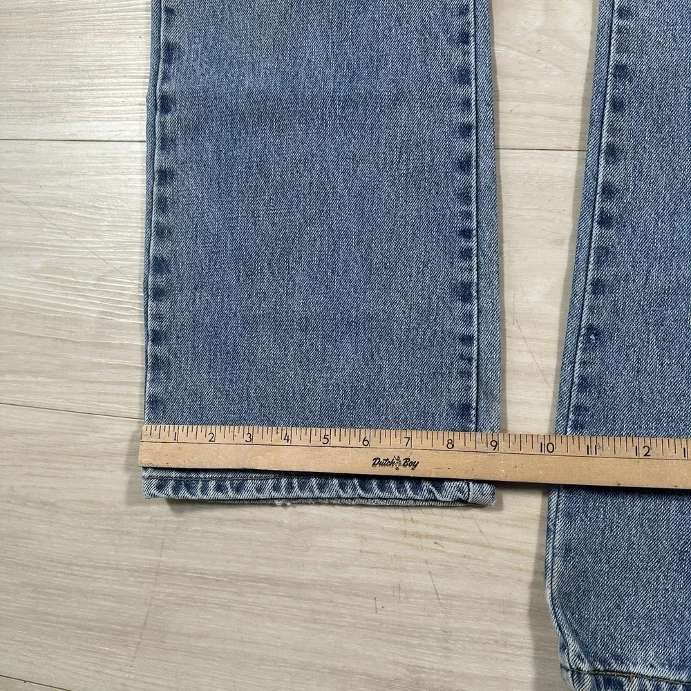 VTG Levis 517 Jeans Mens 32x32 Blue Boot Cut Light Wash Denim Western Rockabilly - Picture 7 of 8